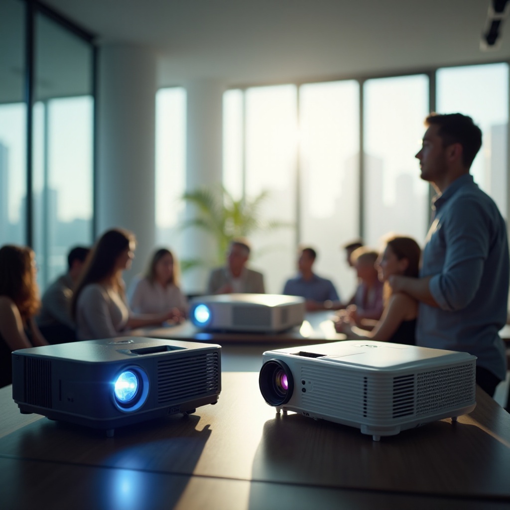 lumenii proiectorului în cameră luminoasă