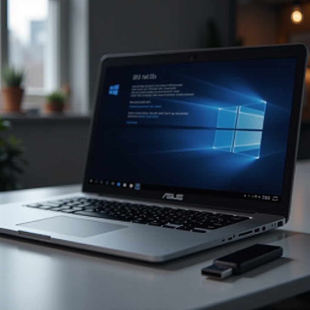 laptop ASUS jak uruchomić z USB Windows 11