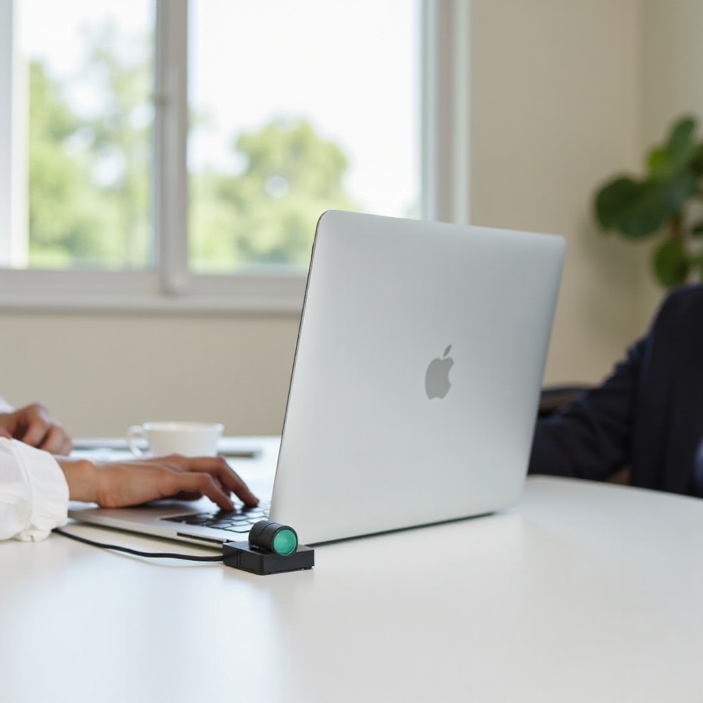 how to connect hollyland lark m1 to macbook air