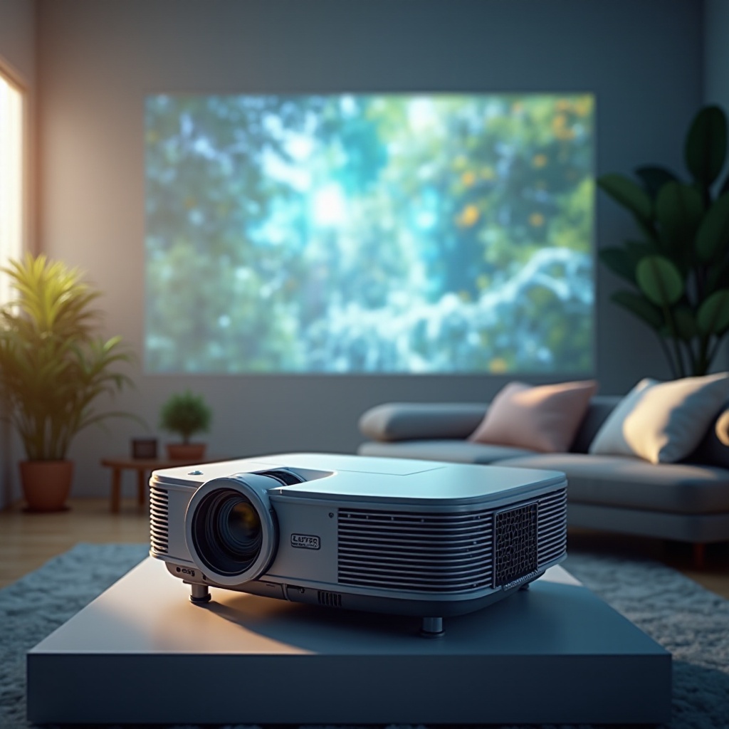 lumenii proiectorului în cameră luminoasă