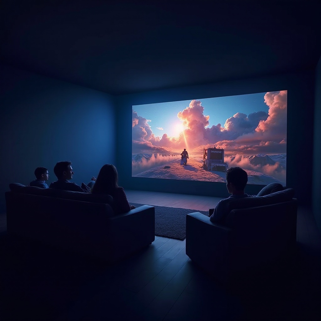 najlepszy projektor 4k do ekranu 150 cali