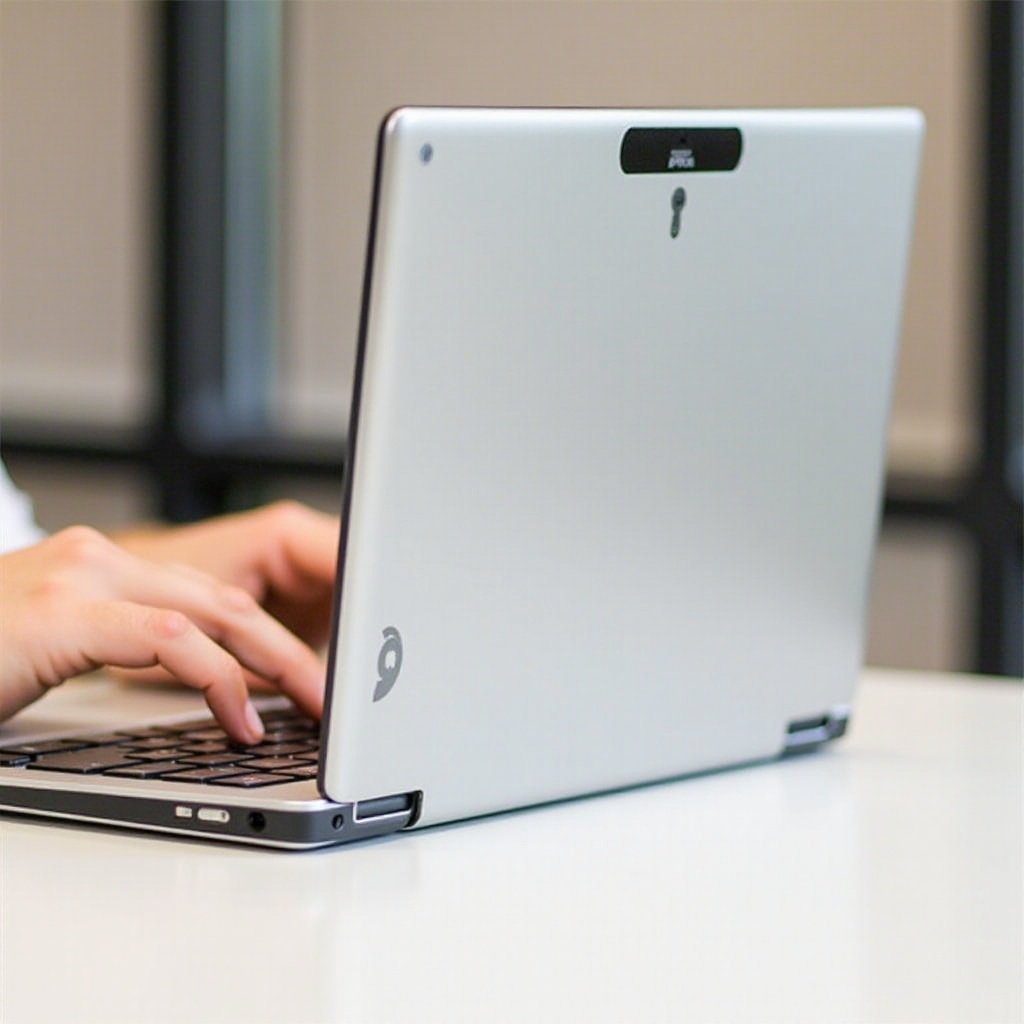 как включить вспышку на камере Chromebook