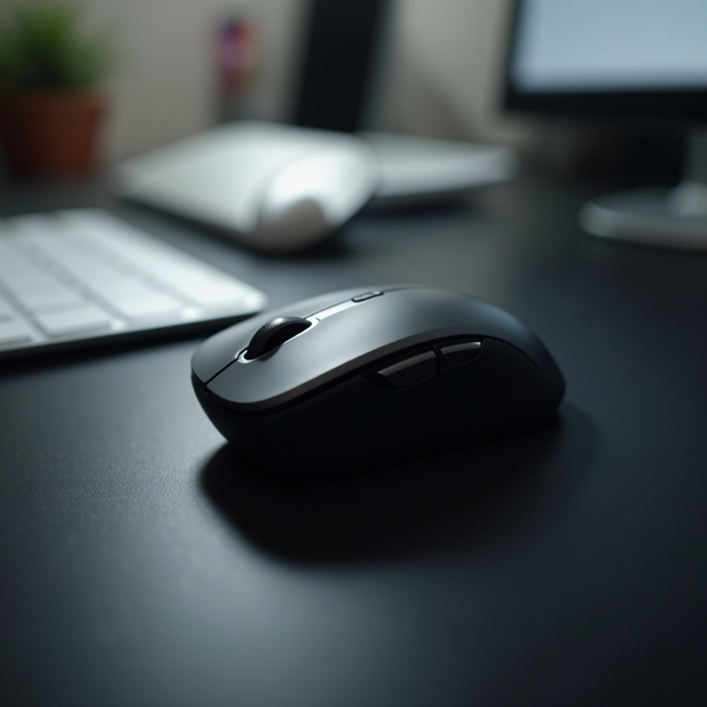 wireless mouse not responding on surfaces only black smooth