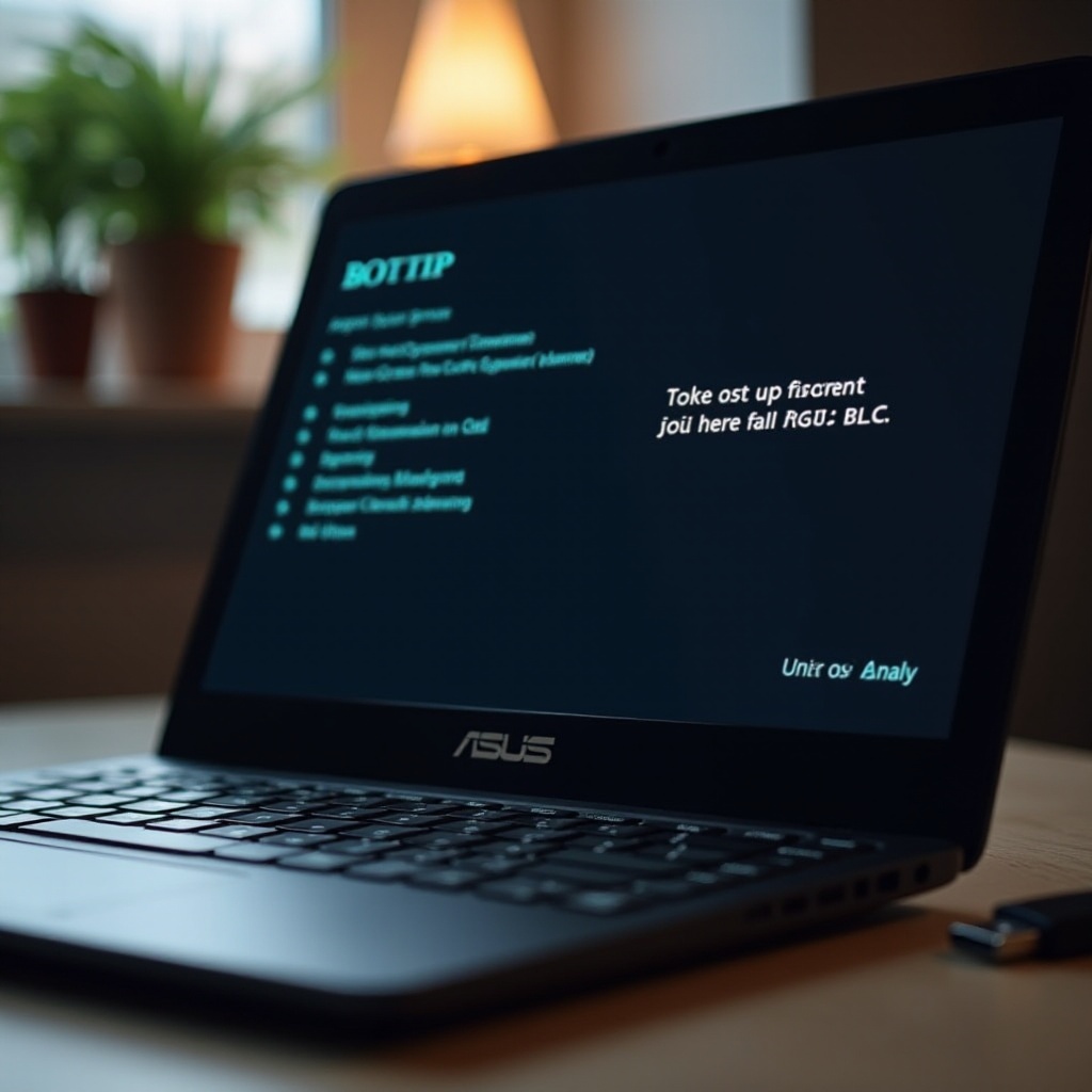 laptop ASUS cum se pornește de pe USB Windows 11