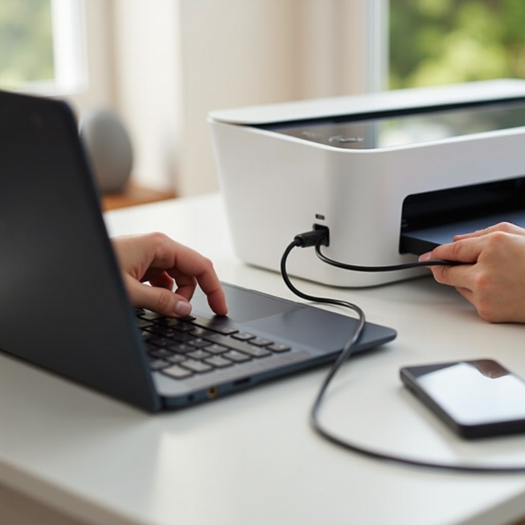 cum conectez imprimanta mea la Chromebook