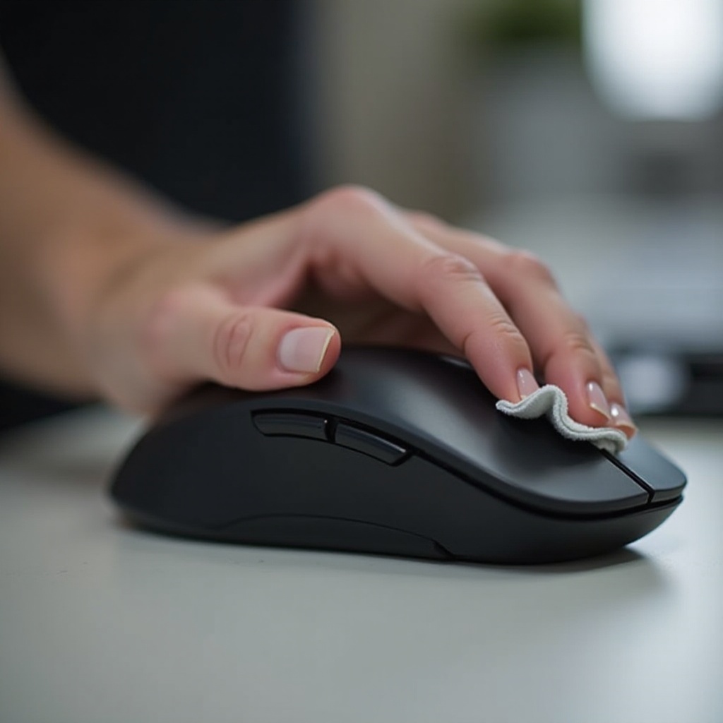 как да почистите мишка logitech