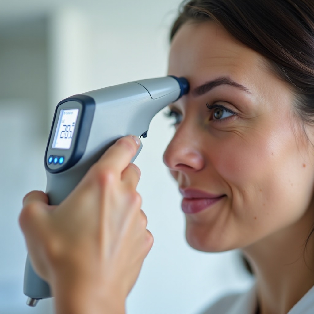 هل ماسحات درجة حرارة الجبهة دقيقة