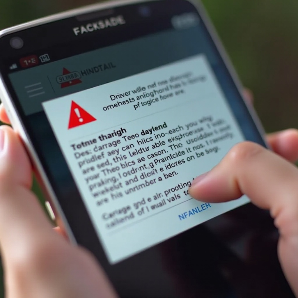 fake virus warning popup android