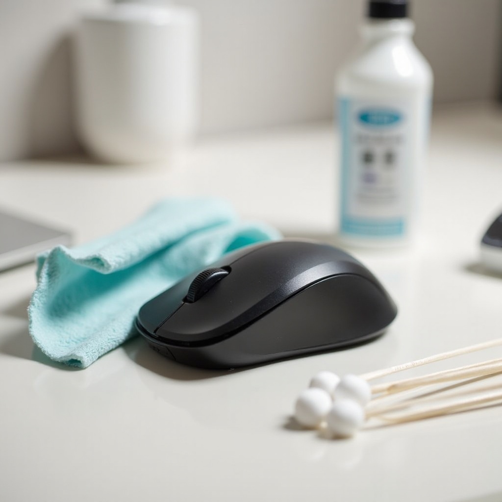 како очистити logitech миш