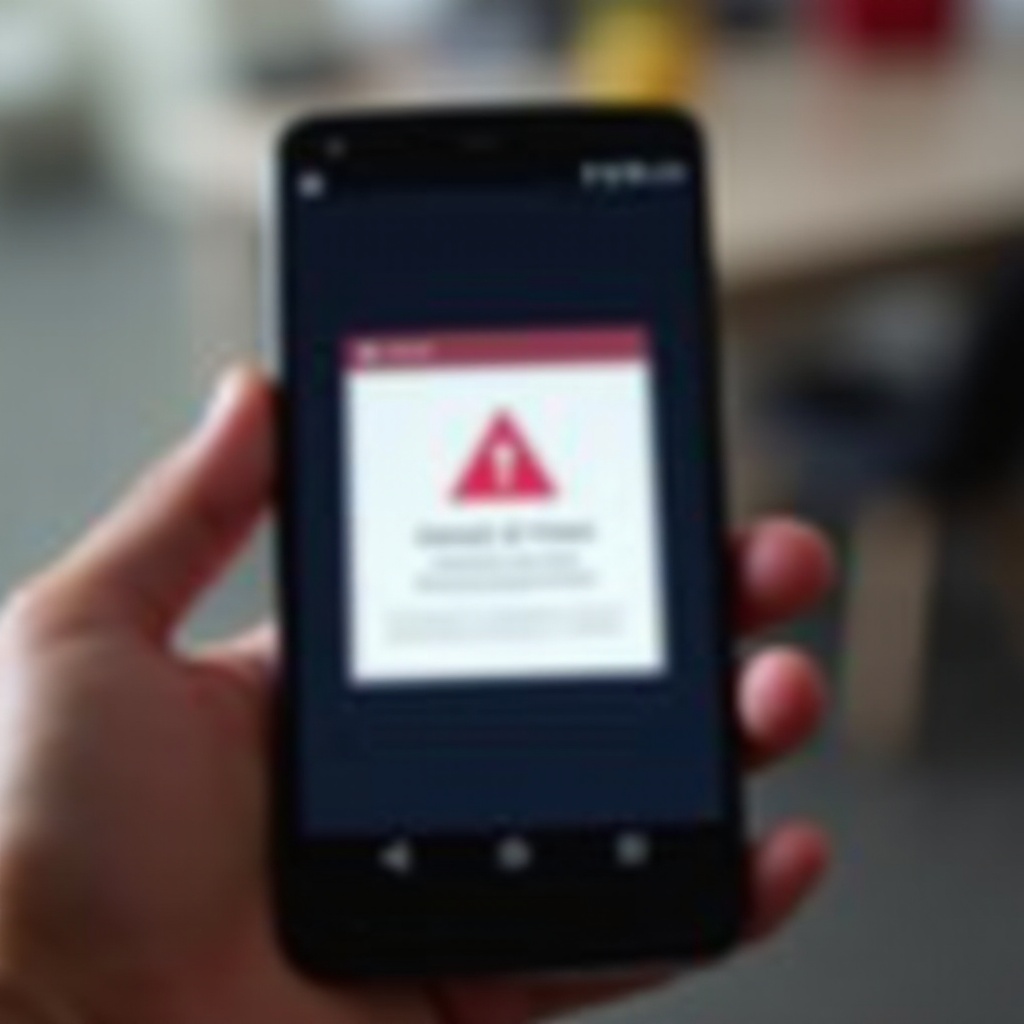 lažno upozorenje o virusu na androidu