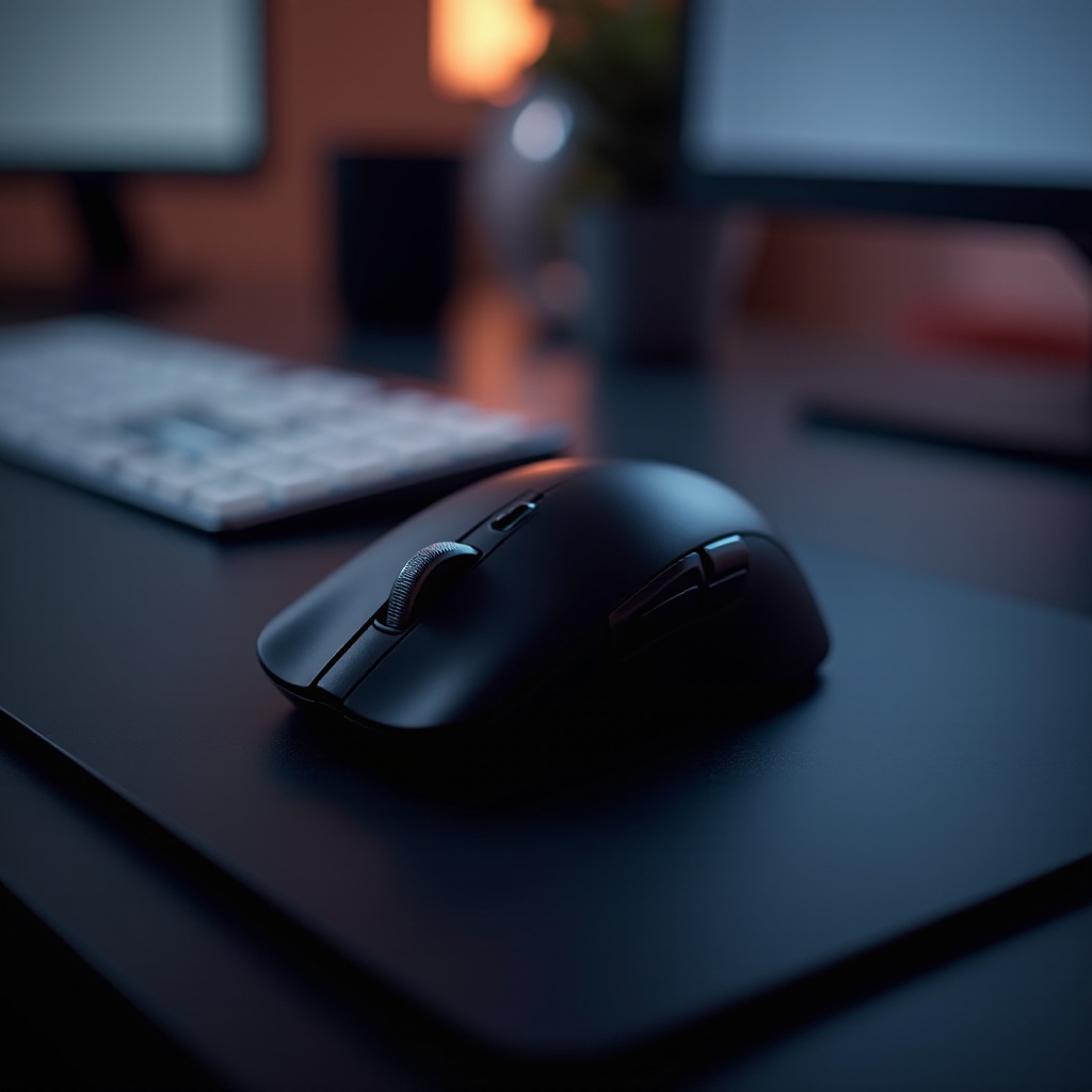 бежични миш не реагује на површинама само црним глатким