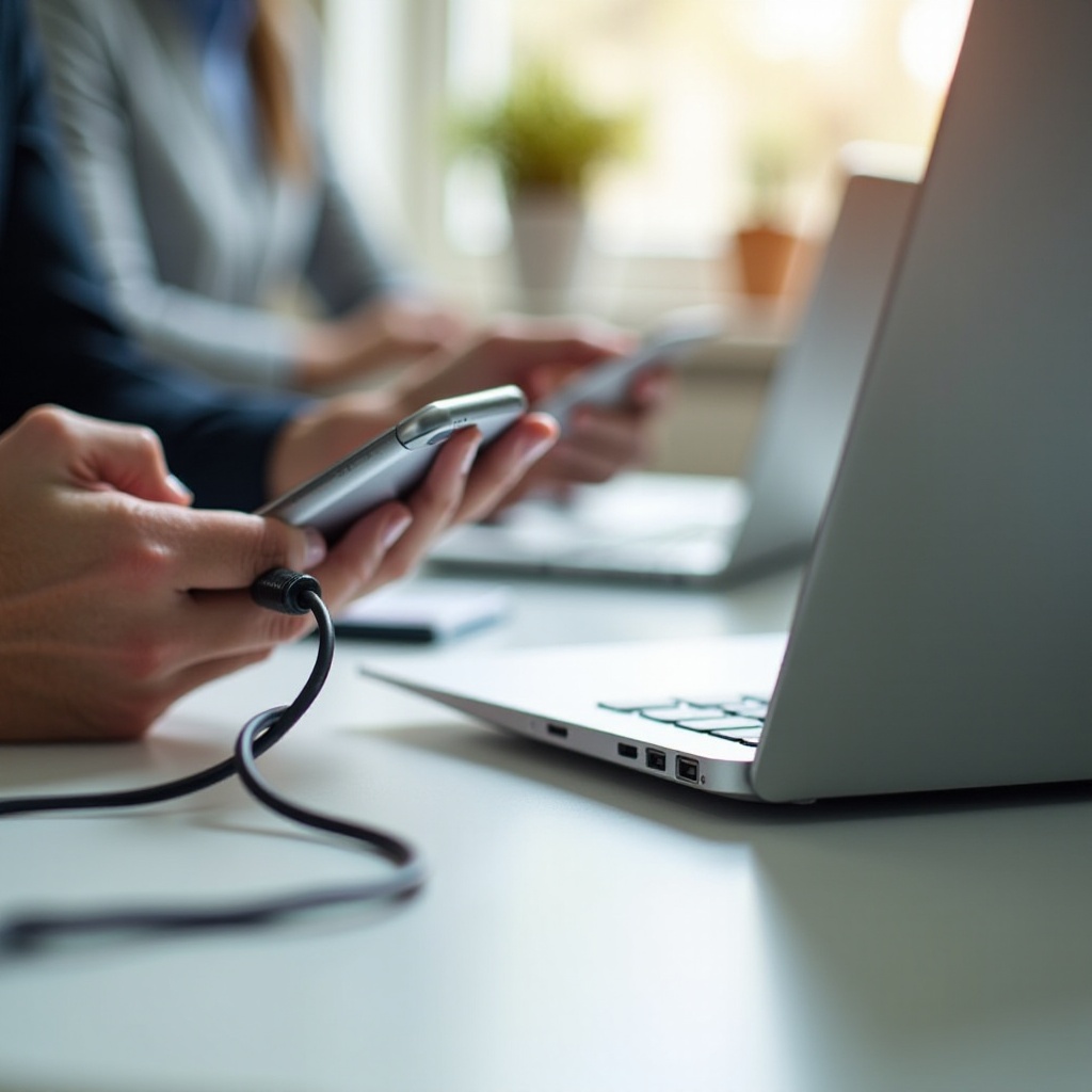 jak przesyłać z samsunga s24 na laptopa chromebook