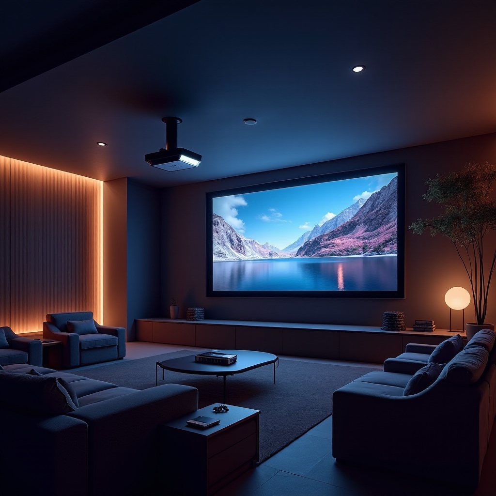 جهاز عرض فاخر للمسارح المنزلية الكبيرة