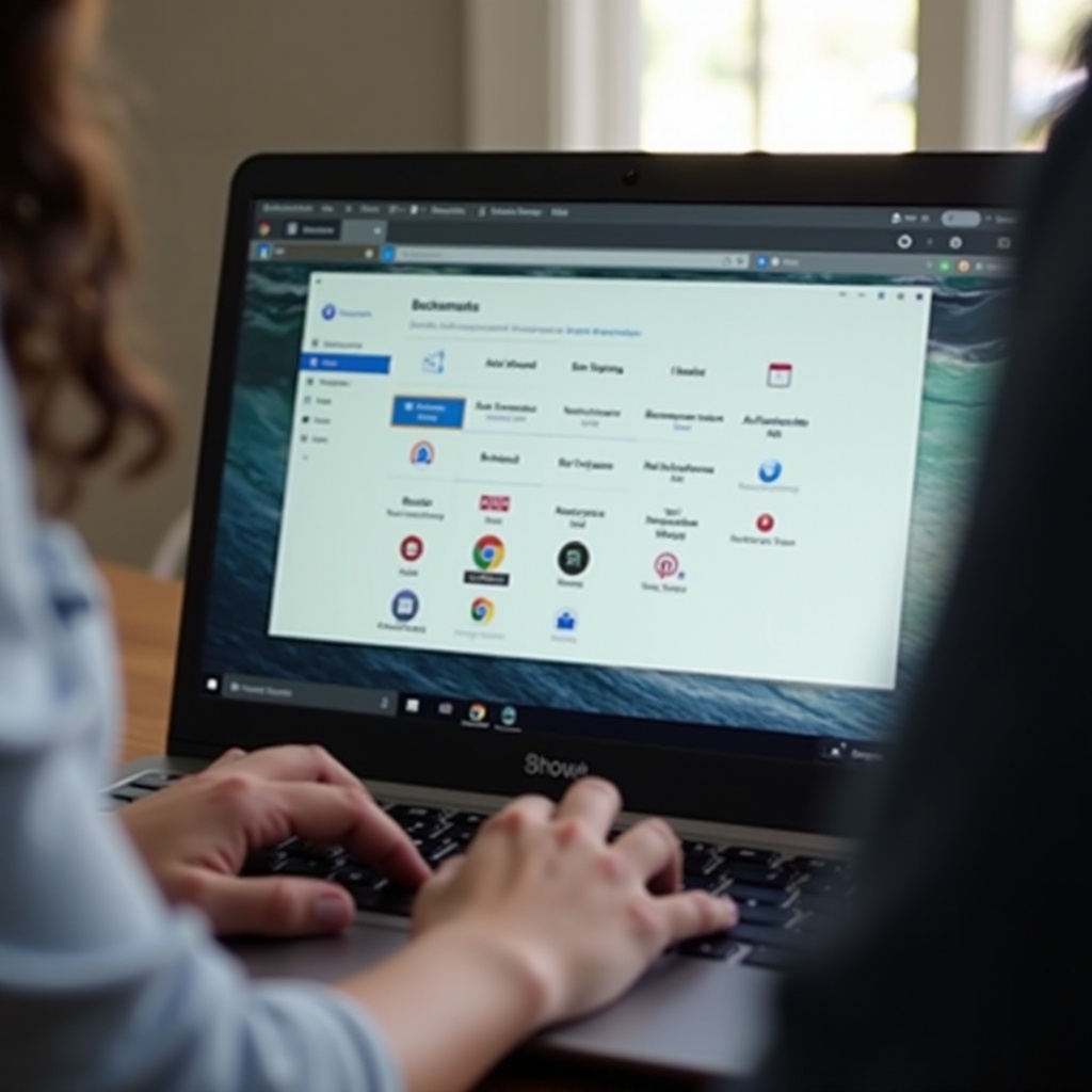 kako obrisati obeleživače na mom Chromebooku