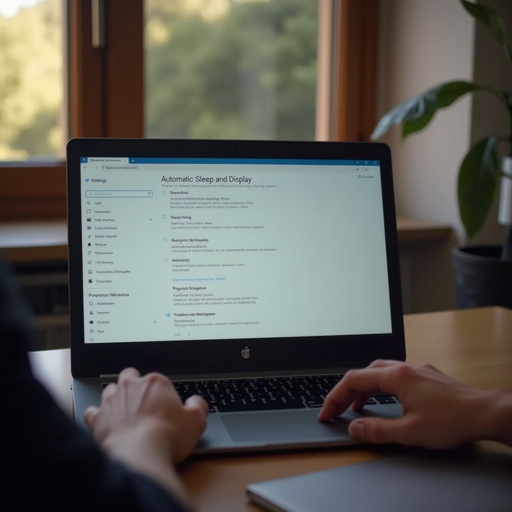 jak zmienić ustawienia Chromebooka, aby nie wyłączał się automatycznie