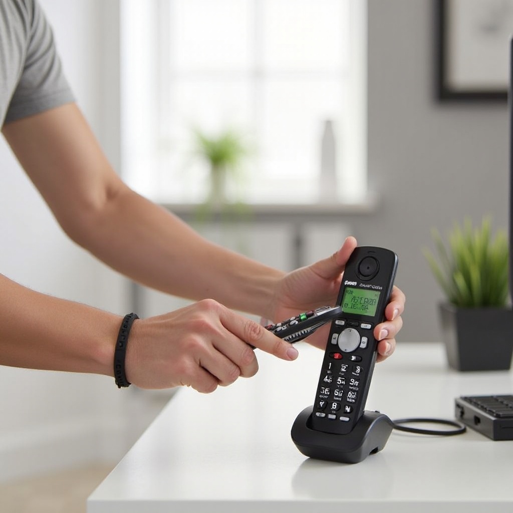 telefonul uniden nu se conectează la stația de bază