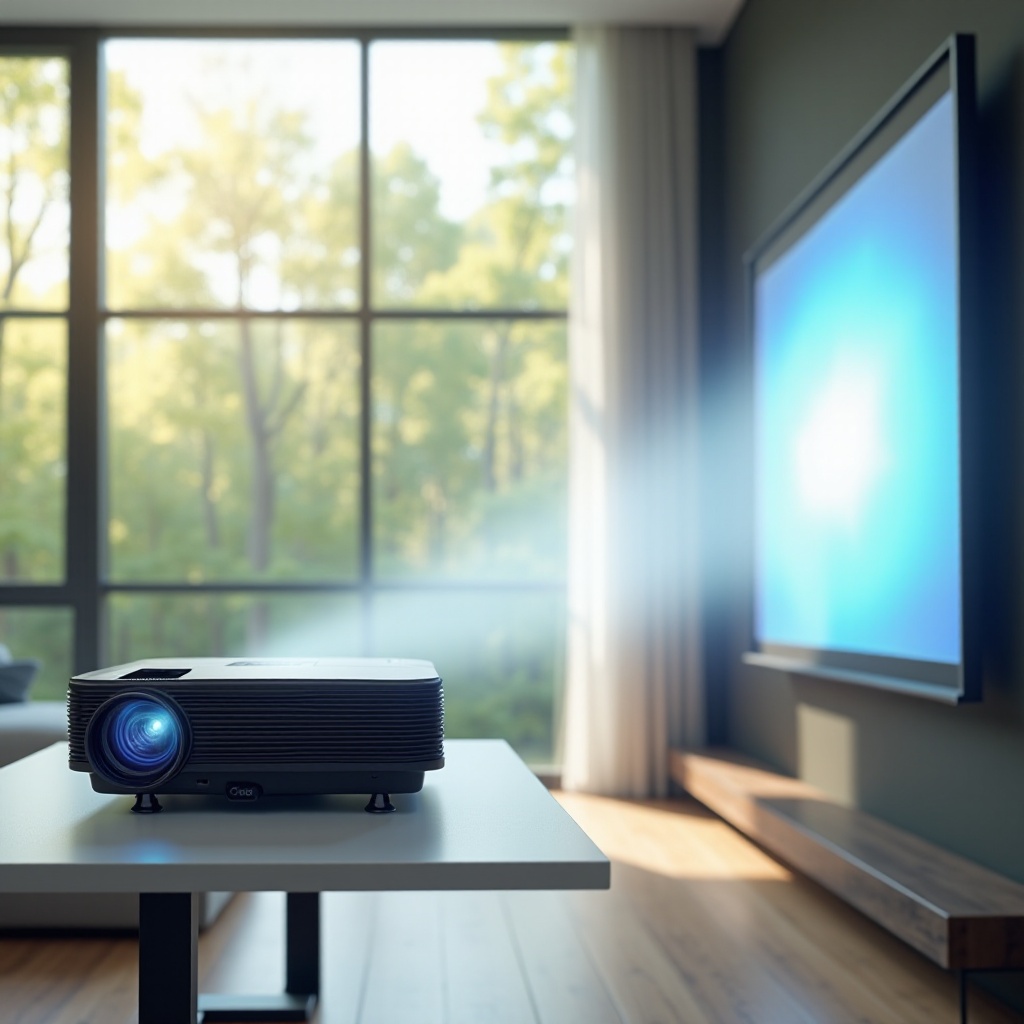 projector lumens in bright room