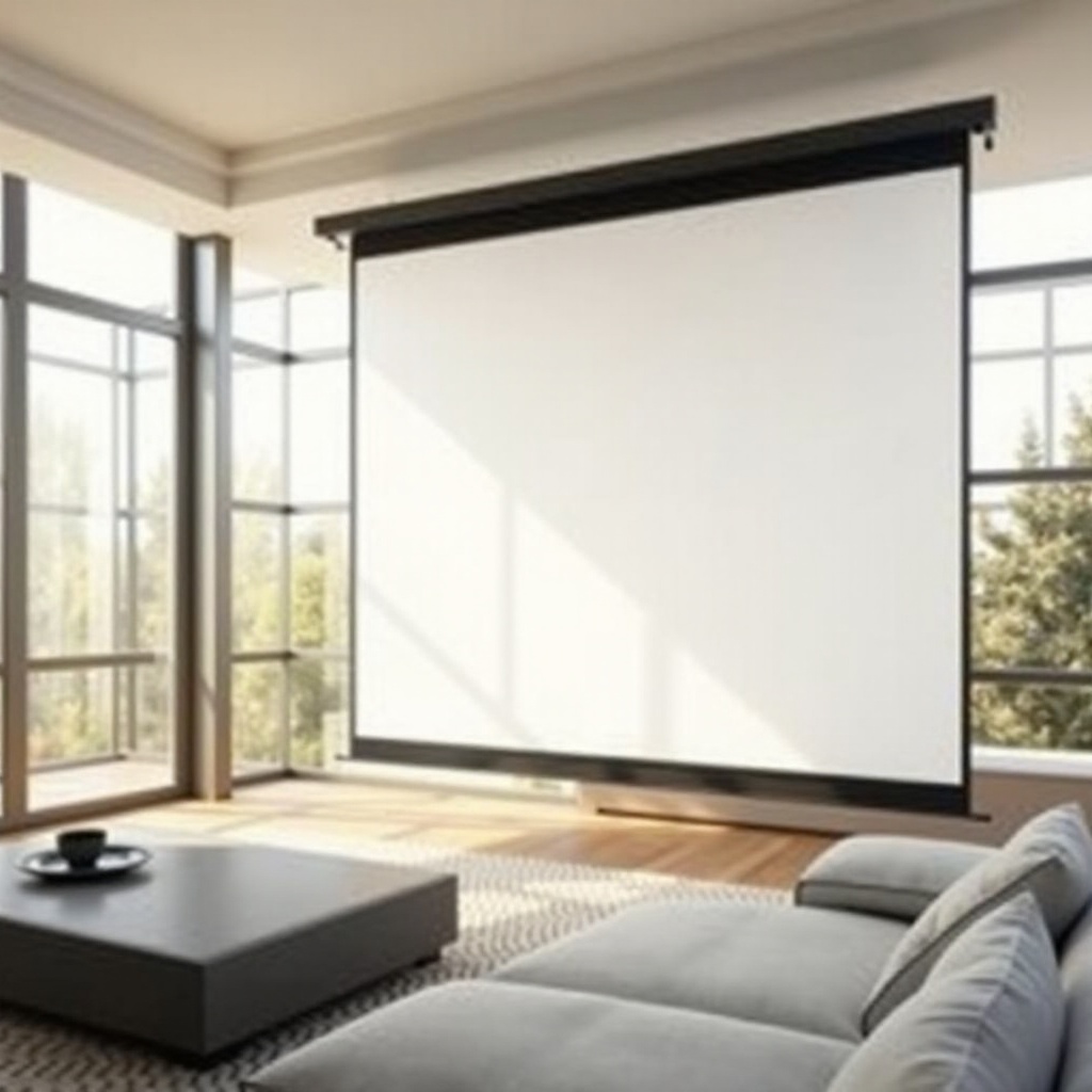 моторизованный экран для проектора best buy