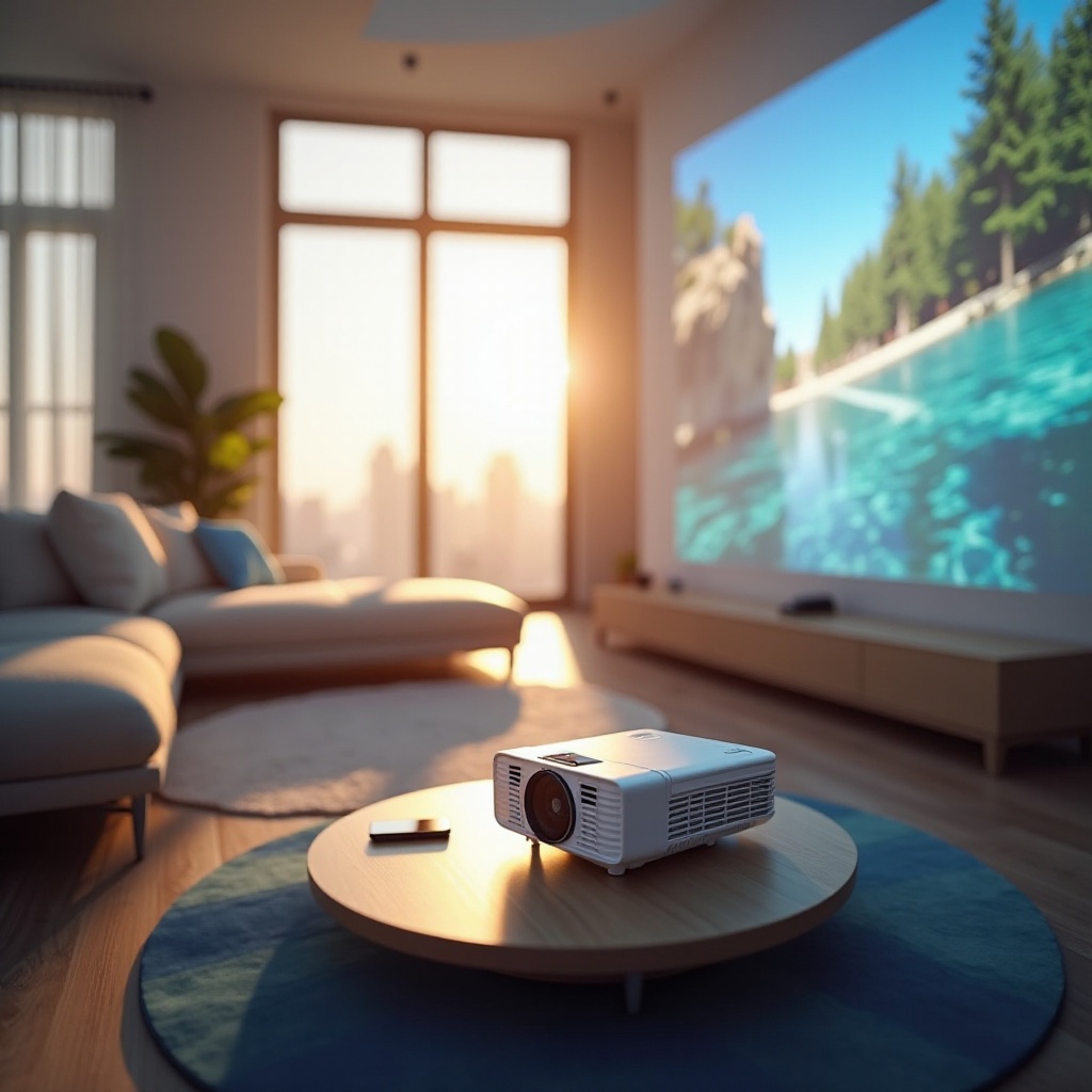 projector lumens in bright room