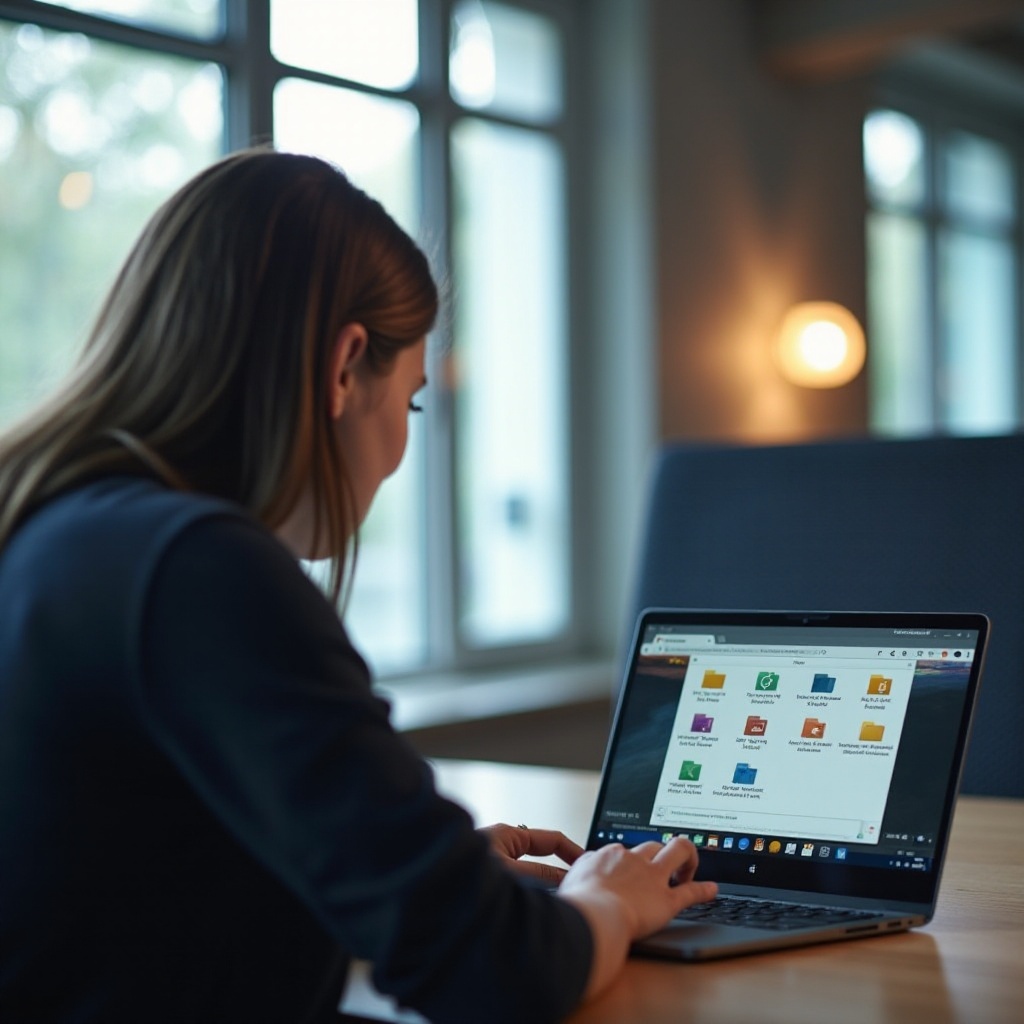 لا يمكن نقل الملفات من تطبيق آخر إلى جهاز Chromebook