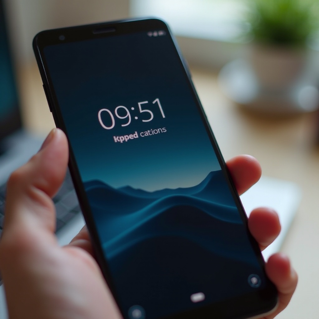 zobrazit hodiny na zamykací obrazovce Androidu
