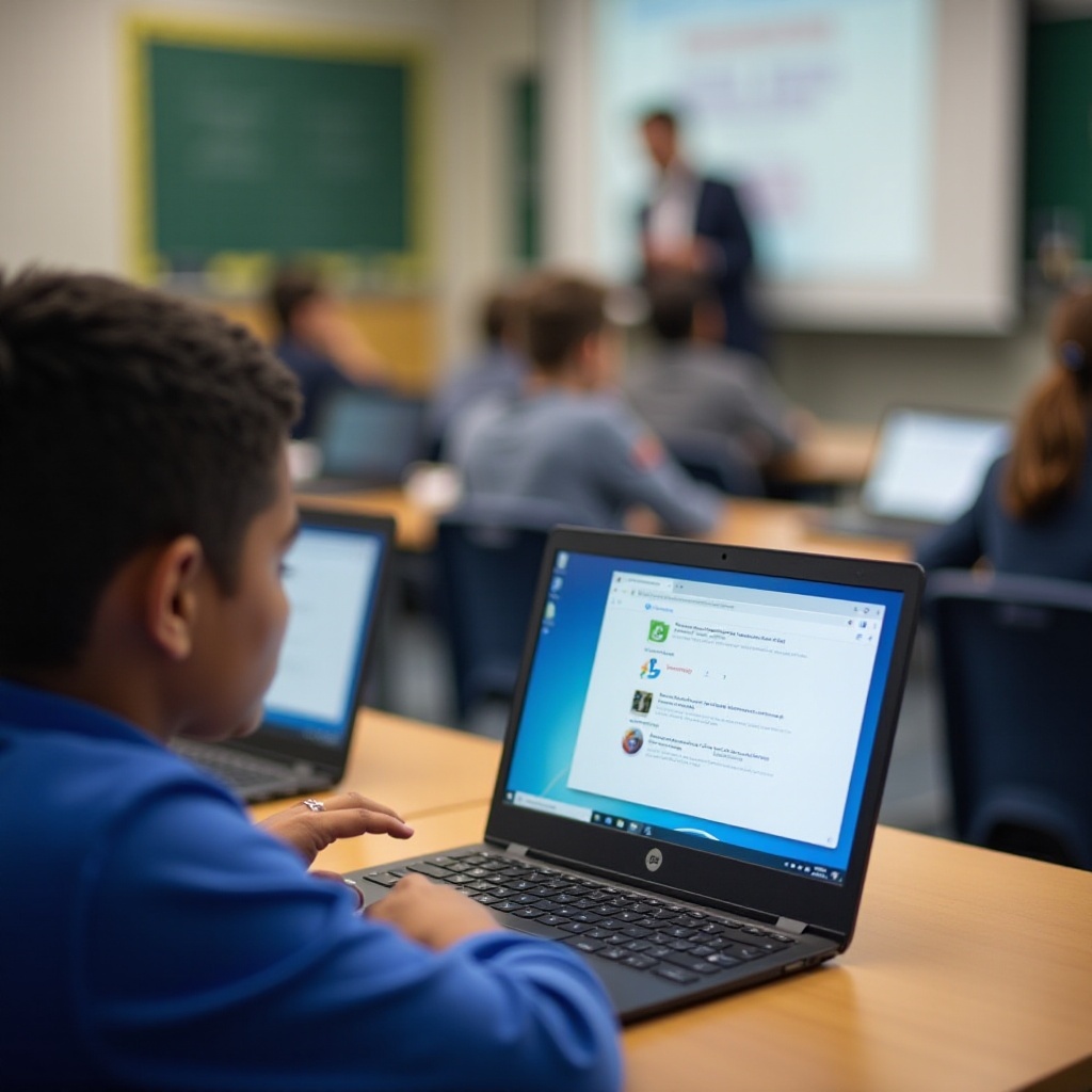 zarządzany Chromebook w securet-test-browser nie może teraz skonfigurować WiFi