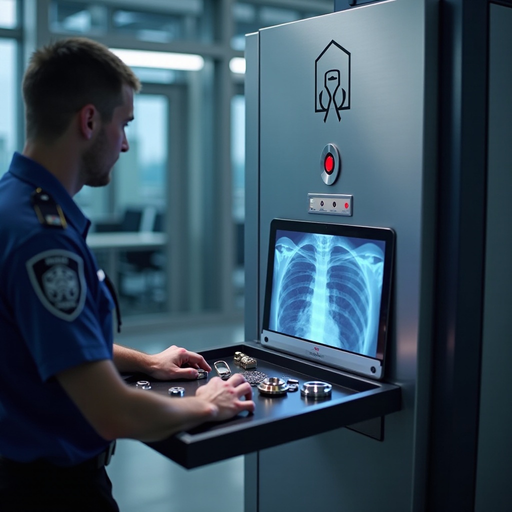 могат ли скенерите на TSA да виждат през метал