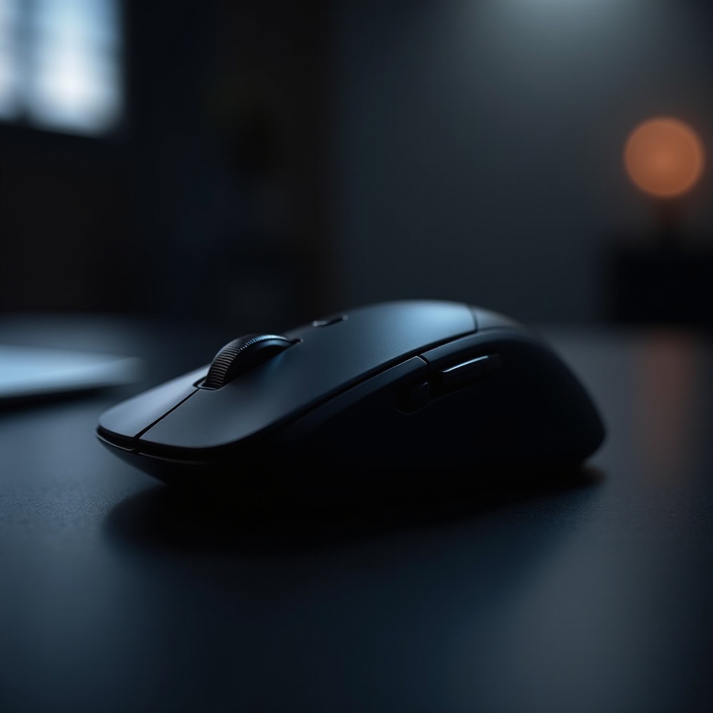 беспроводная мышь не реагирует на поверхностях только чёрных гладких
