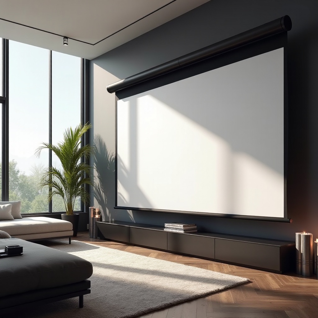 best motorized projector screen