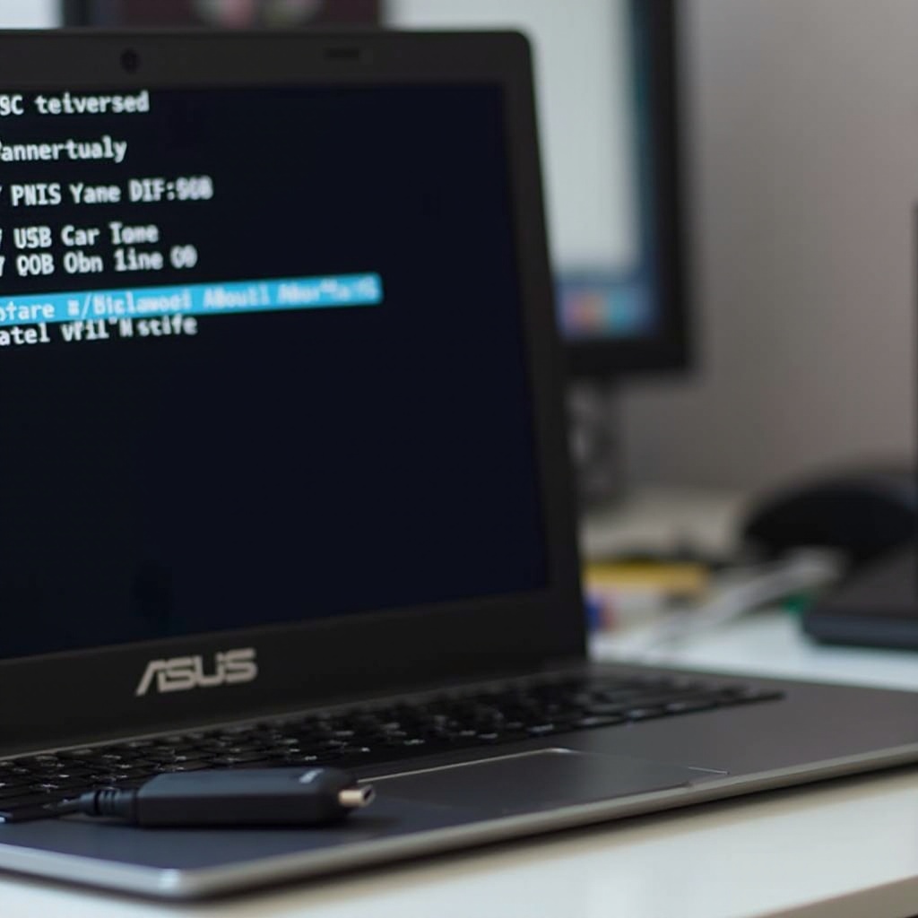 notebook ASUS jak nabootovat z USB Windows 11