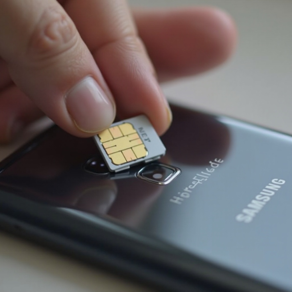 jak usunąć kartę SIM z Samsung Galaxy