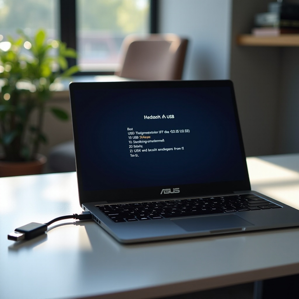 notebook ASUS jak nabootovat z USB Windows 11