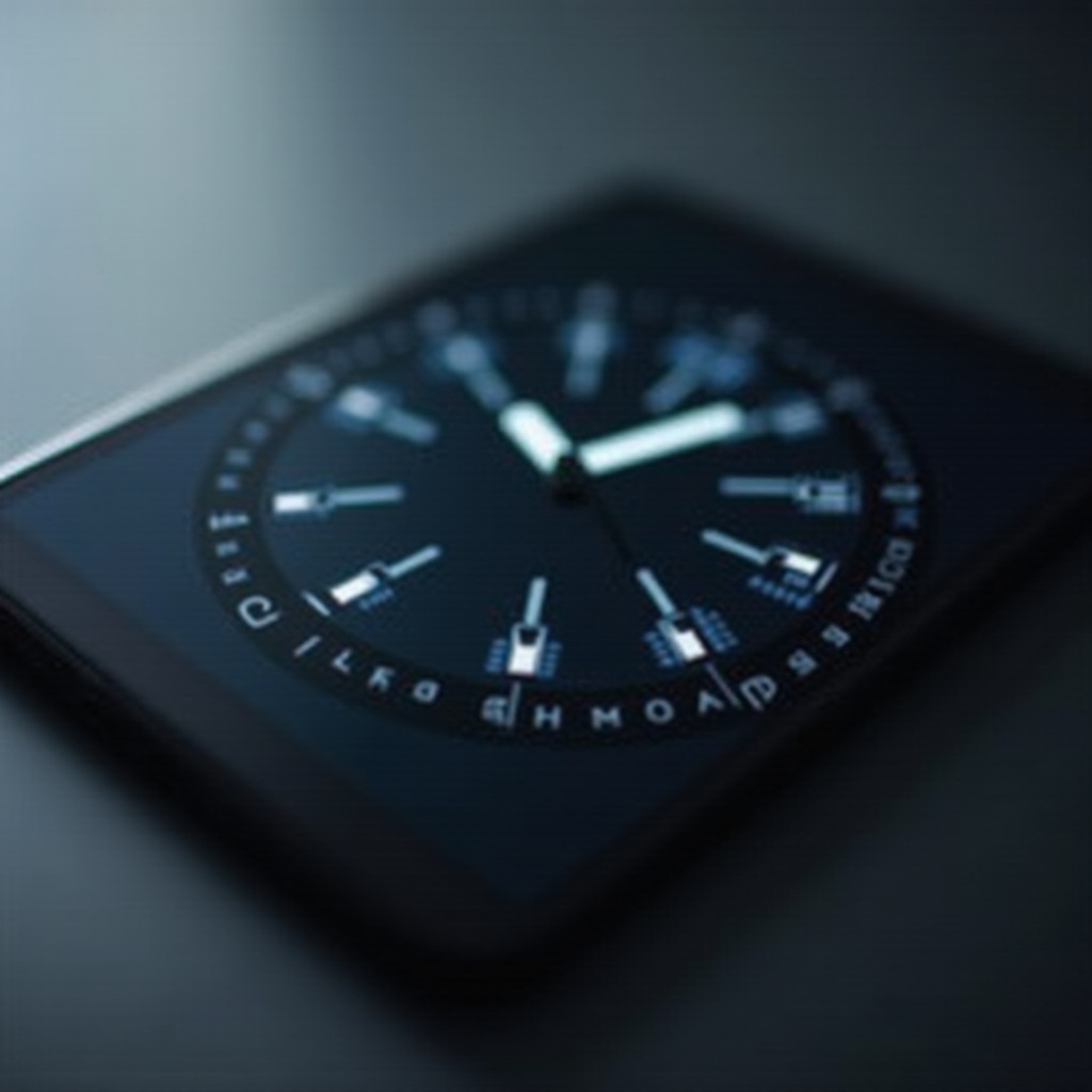 отображать часы на экране блокировки Android