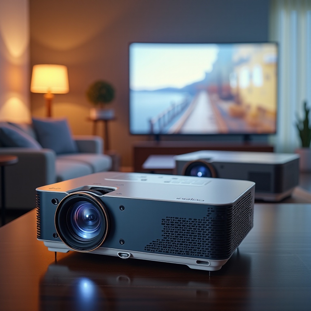 projektor s reproduktory a bluetooth
