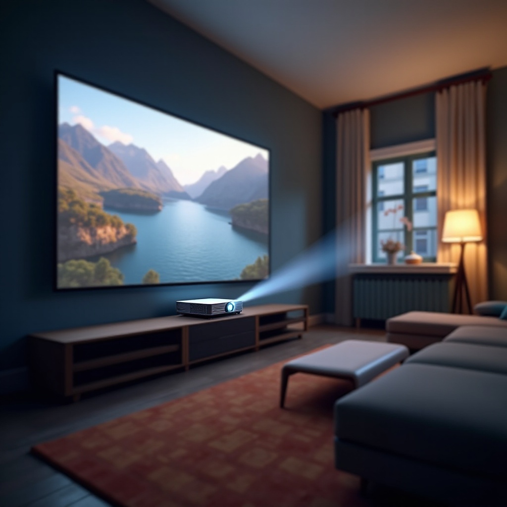 ultra short throw projector high lumens