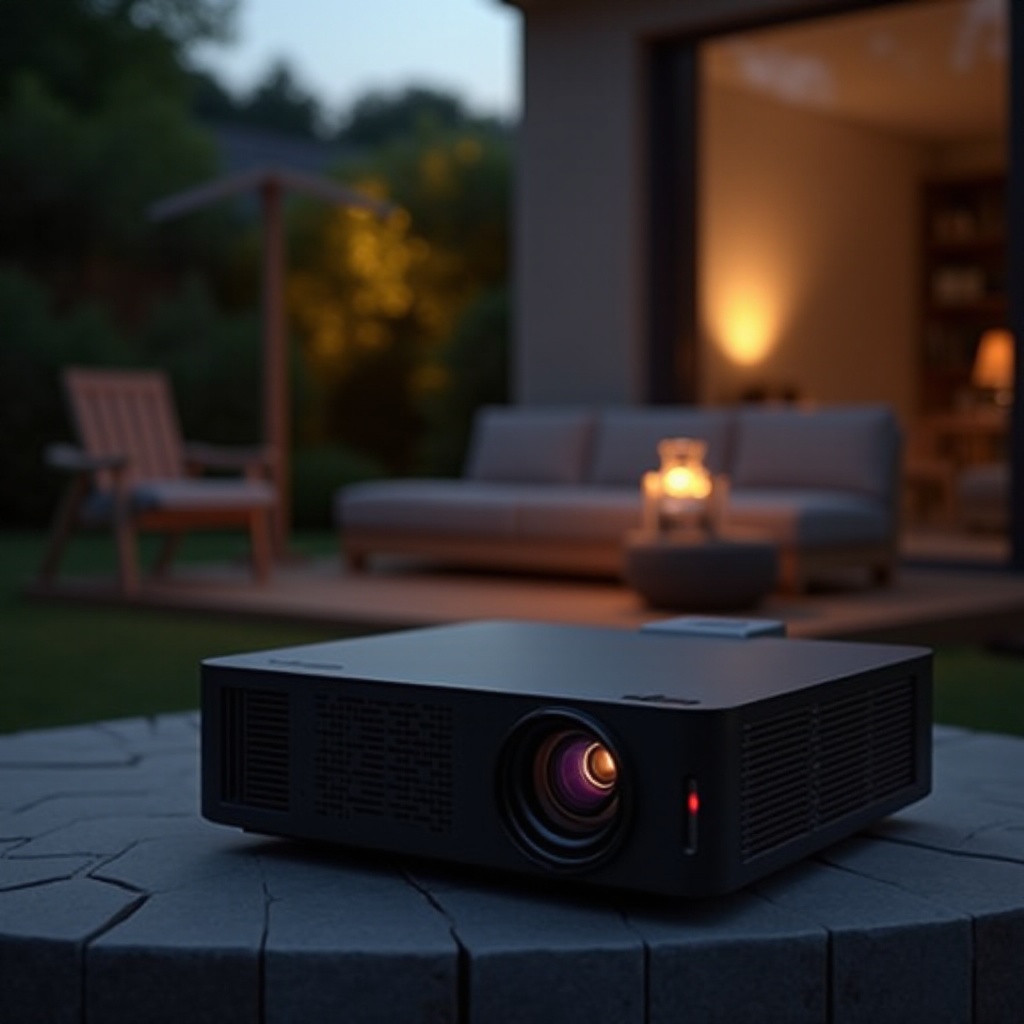 най-добрият външен проектор на батерии