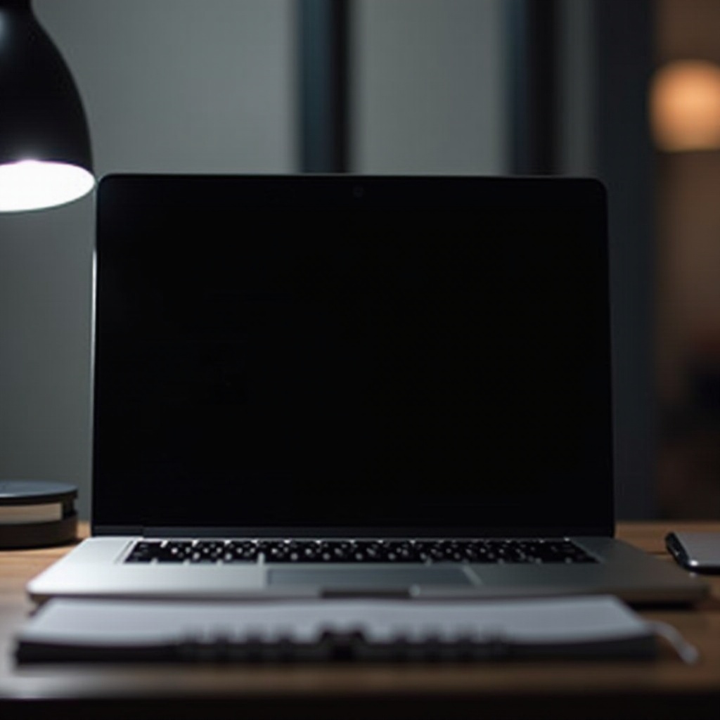 toshiba laptop black screen