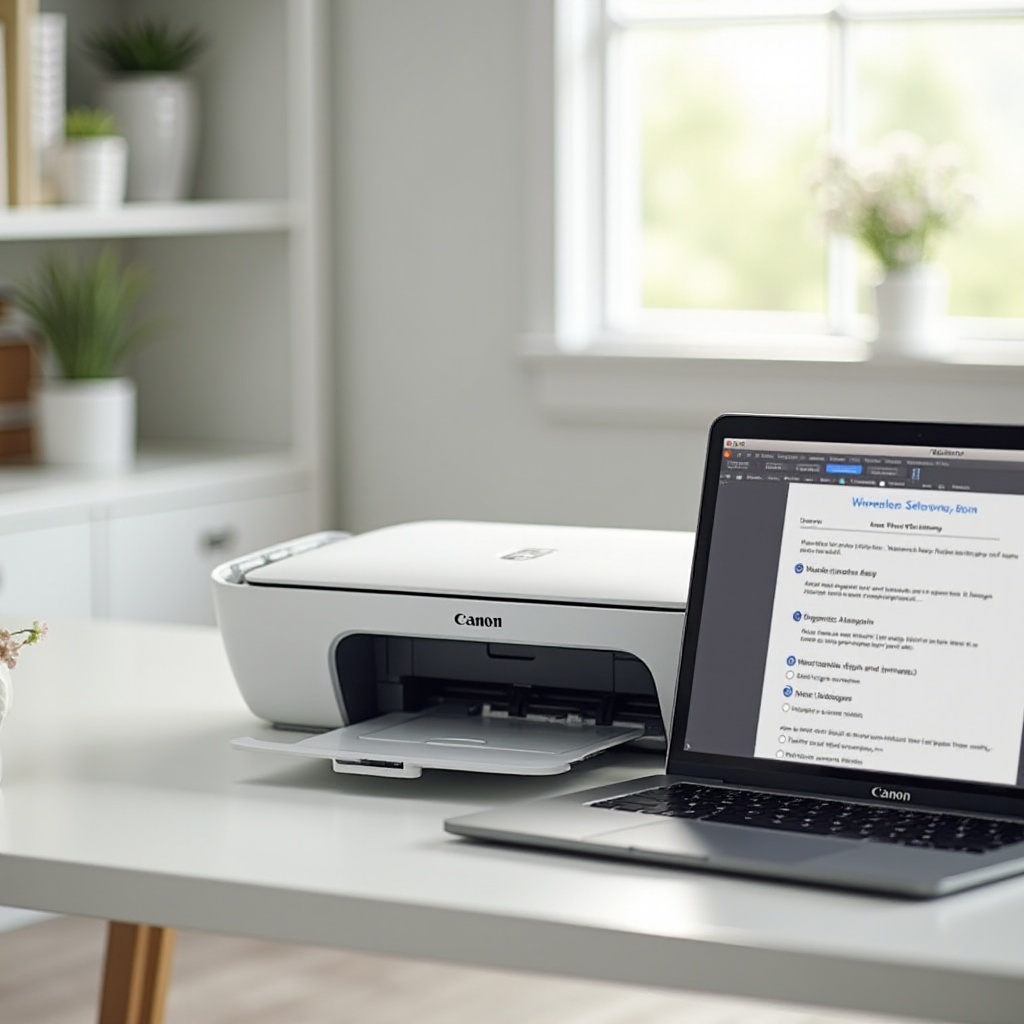 kako da povežem svoj Canon štampač sa laptopom bežično