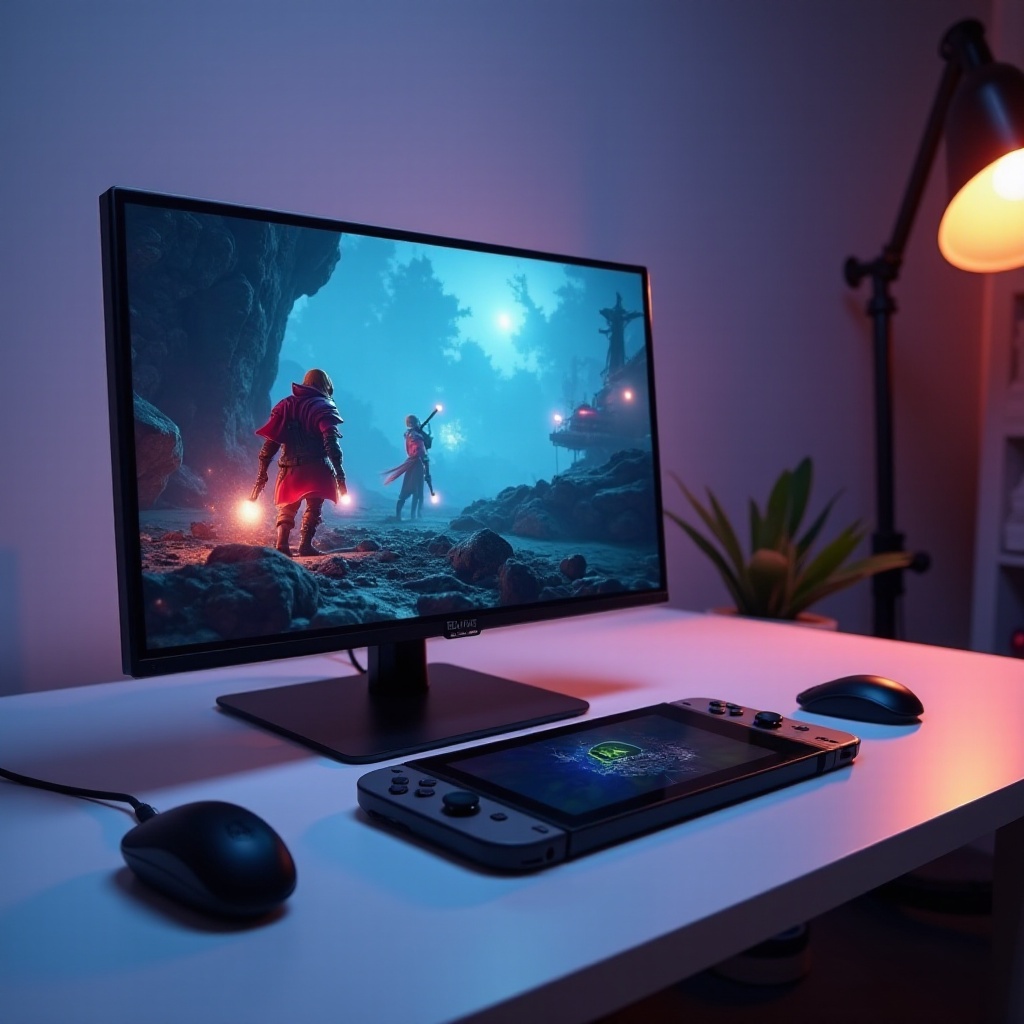 monitor portabil pentru Nintendo Switch