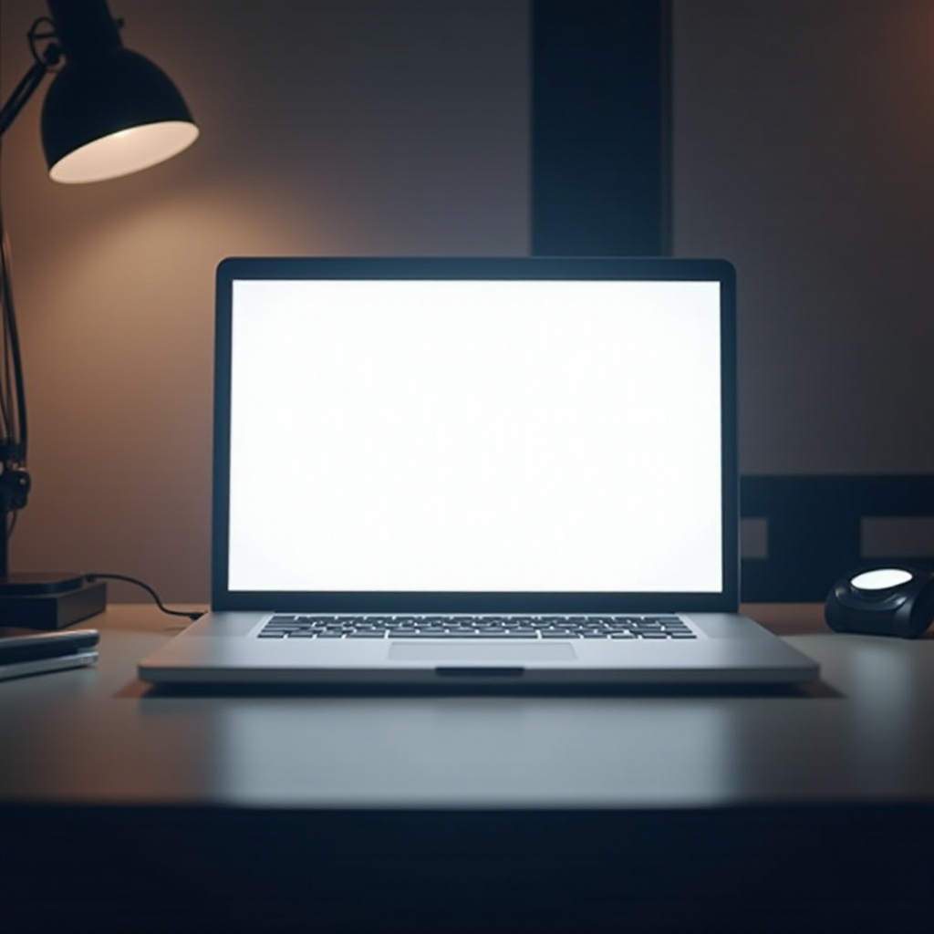 почему экран моего ноутбука белый