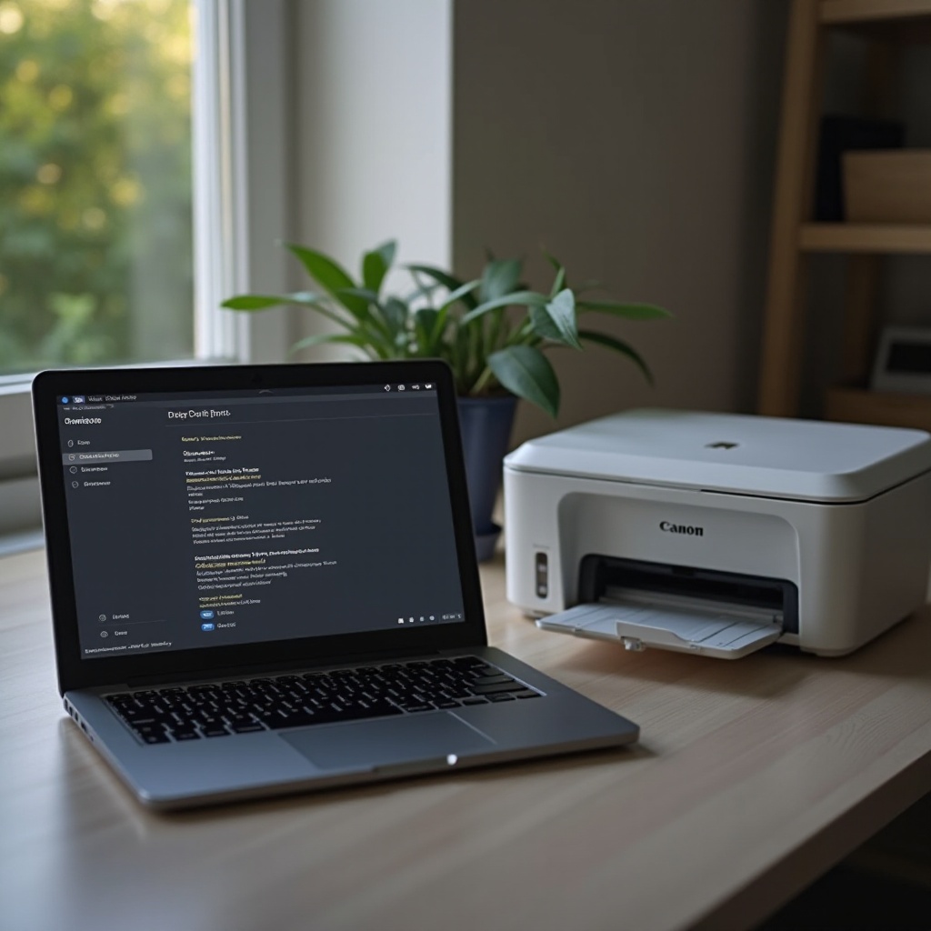 can i print to an old canon printer from chromebook