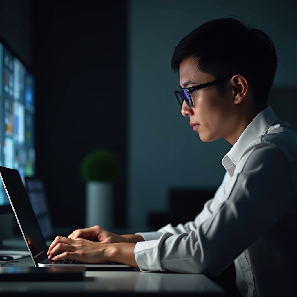 czarny ekran laptopa Toshiba