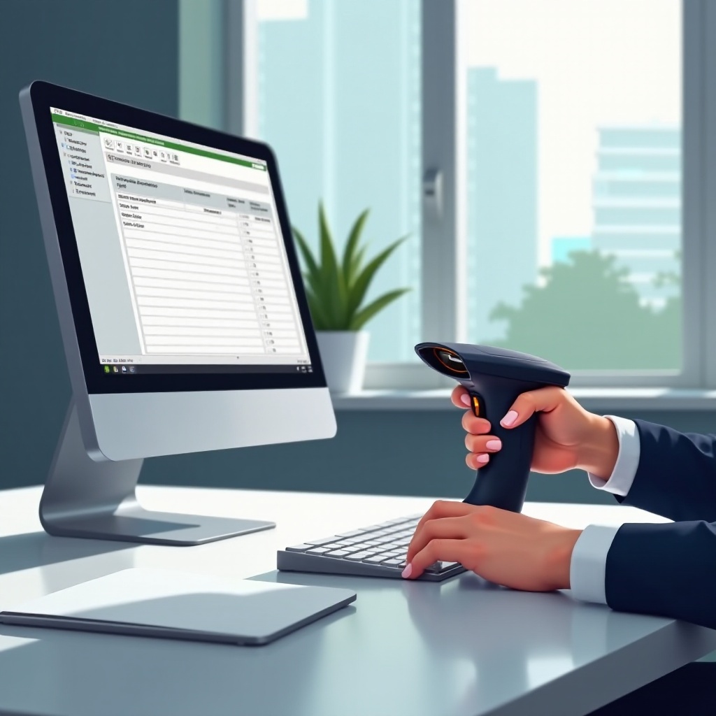 أجهزة مسح الباركود التي تعمل مع QuickBooks
