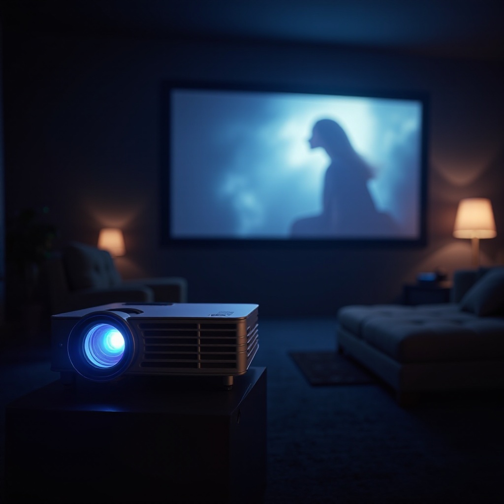 cele mai bune setări de luminozitate, contrast, claritate pentru proiector