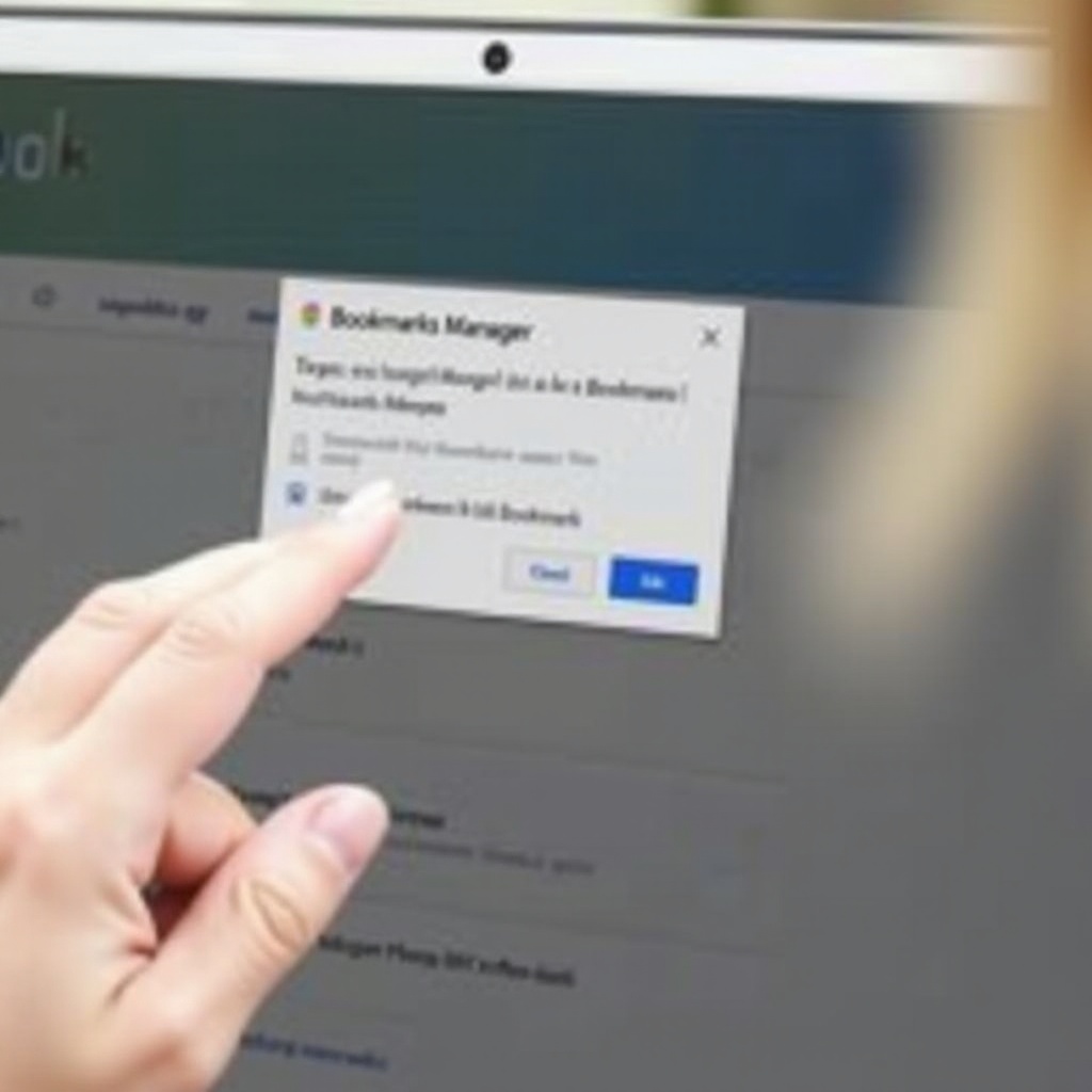 كيف أحذف إشاراتي المرجعية على جهاز Chromebook الخاص بي